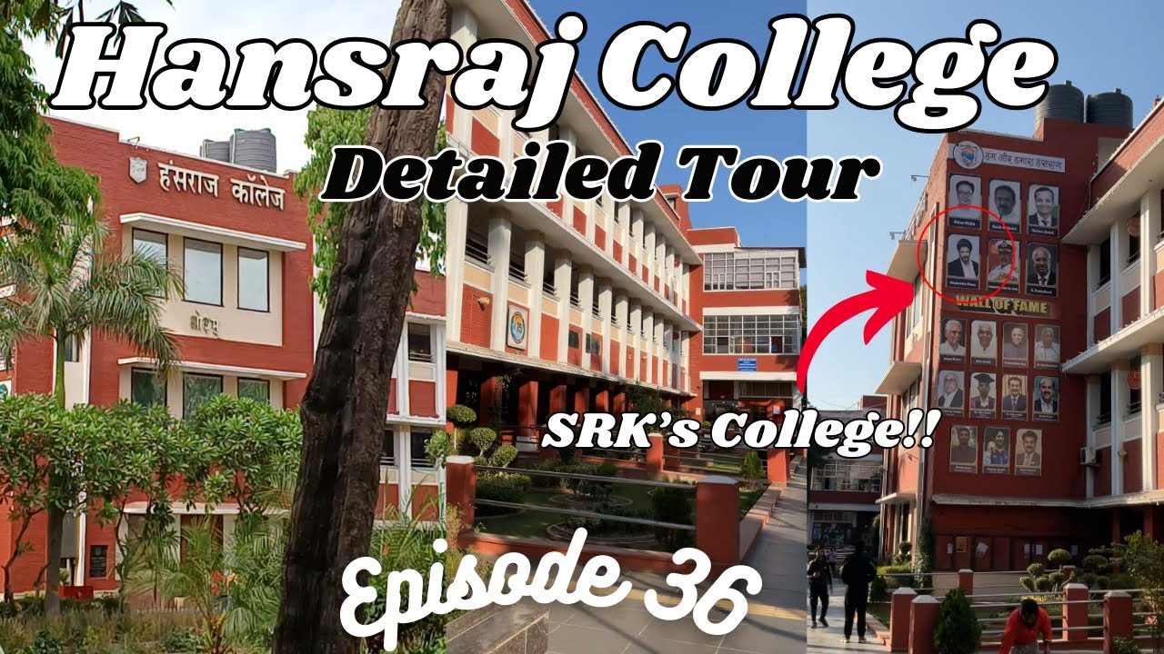 Hansraj College ✨✨Detailed Campus Tour || North Campus Delhi University 🎓 || YaarVenture Diaries ||