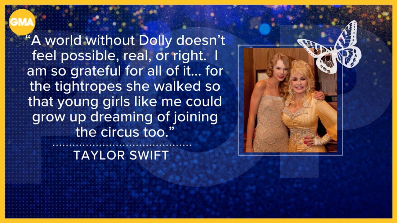 Taylor Swift, Beyonce and more pay tribute to Dolly Parton