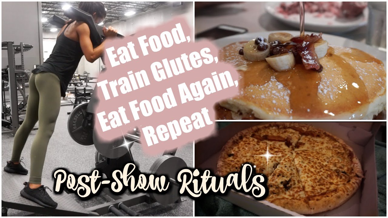 Post-Show Feels, Food, & Friendship // GLUTE TRAINING | SHOW DAY Vlog 2016 NPC KY Derby
