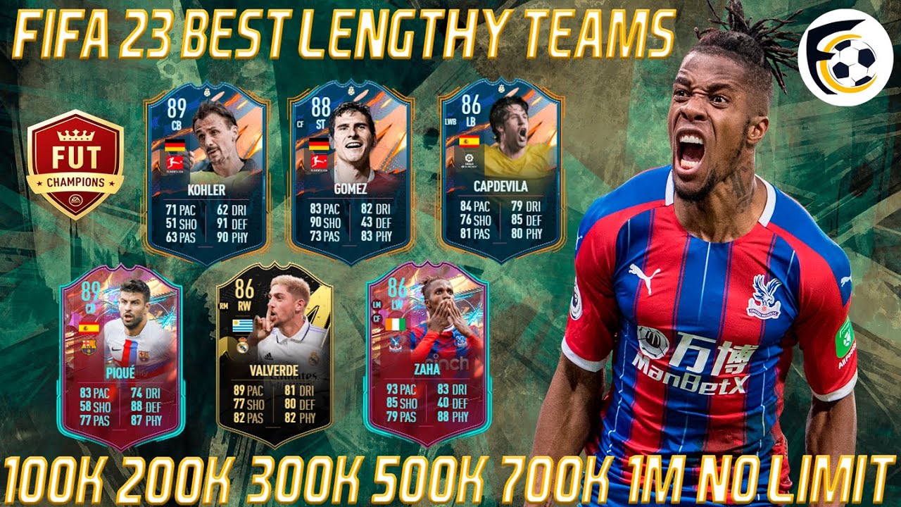 FIFA 23 BEST LENGTHY META TEAMS! FIFA 23 100K 200K 300K 500K 700K 1M SQUAD BUILDER WITH AI! #6