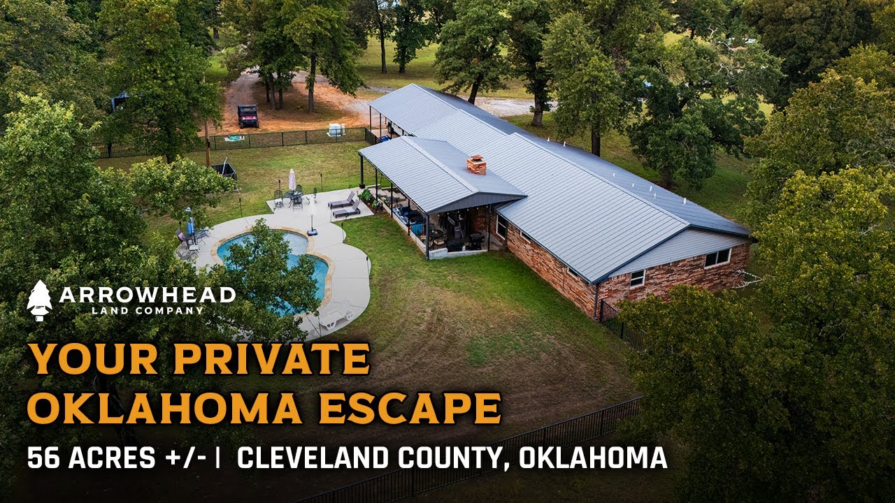 LAND FOR SALE: Spacious 3 Bedroom Home on Oklahoma Ranch Property | Cleveland County