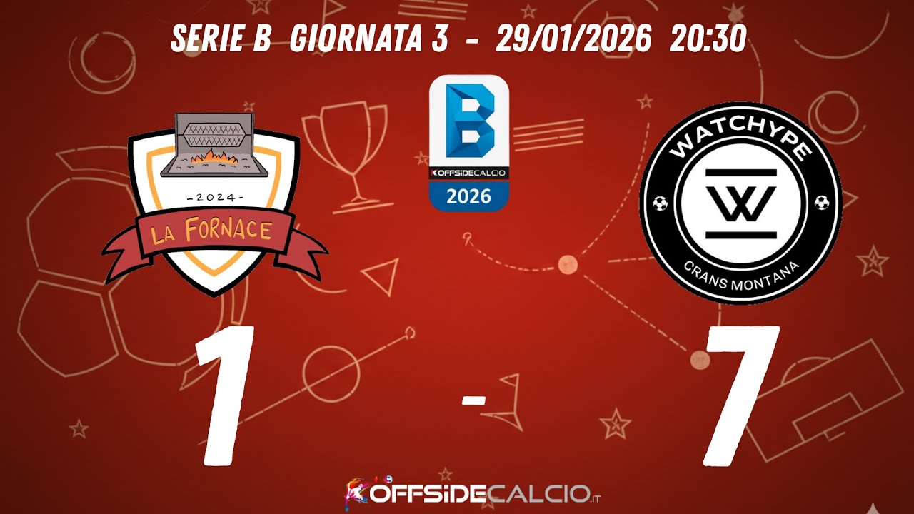 LA FORNACE vs FC WATCHYPE | Serie B Giornata 3
