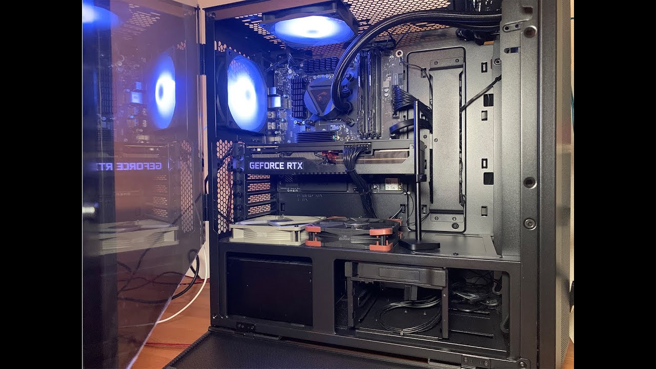 HP omen 30l RTX 3090 step by step case and aio swap tutorial