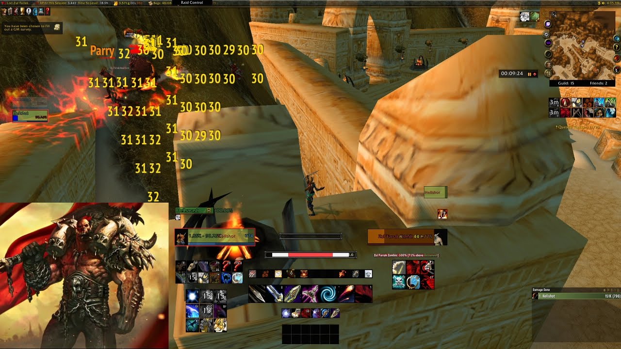 HUNTER TBC 11 MIN ZF SOLO FARM