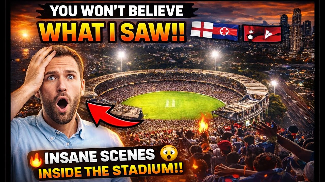 4K | What It Really Felt Like Inside Wankhede | Eng & NEP | ICC T20 WC #cricketlover #cricket #icc  