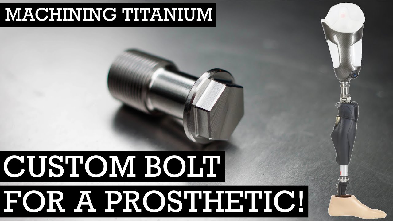Machining a Special Titanium bolt for Prosthetics