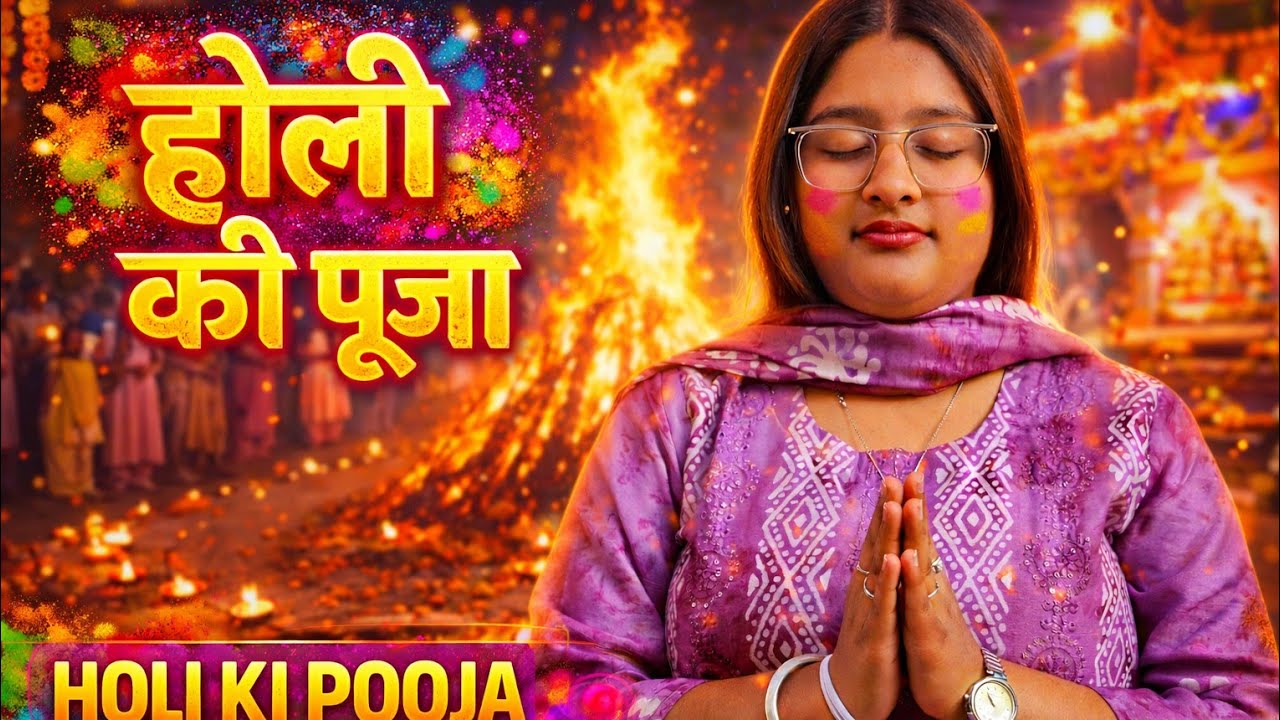 Holi Ki Shuruaat Aise Hoti Hai 😎 || Holika Pooja Special Vlog 🌈|| EXPLORE WITH AVU || VLOG - 28