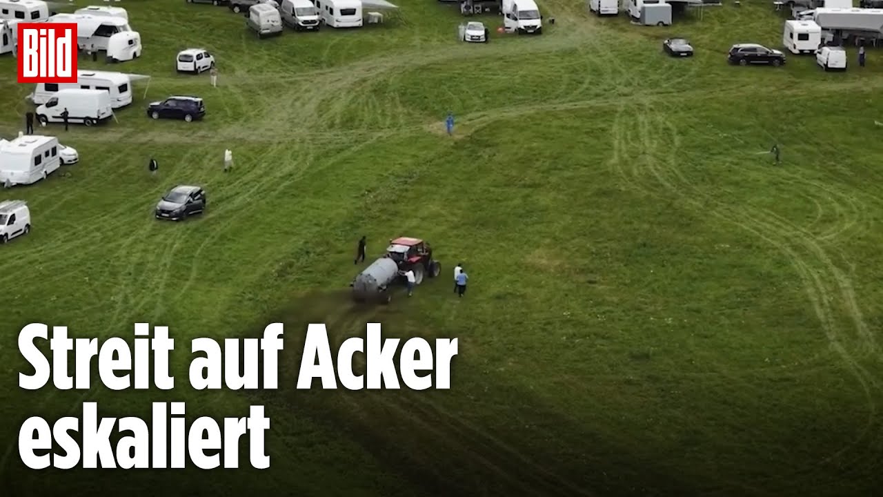 Frankreich: Bauern verteidigen mit Gülle ihr Feld