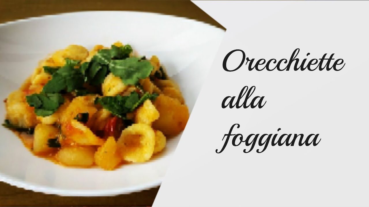 ORECCHIETTE ALLA FOGGIANA UN PIATTO TIPICO DELLA TRADIZIONE PUGLIESE DA LECCARSI I BAFFI