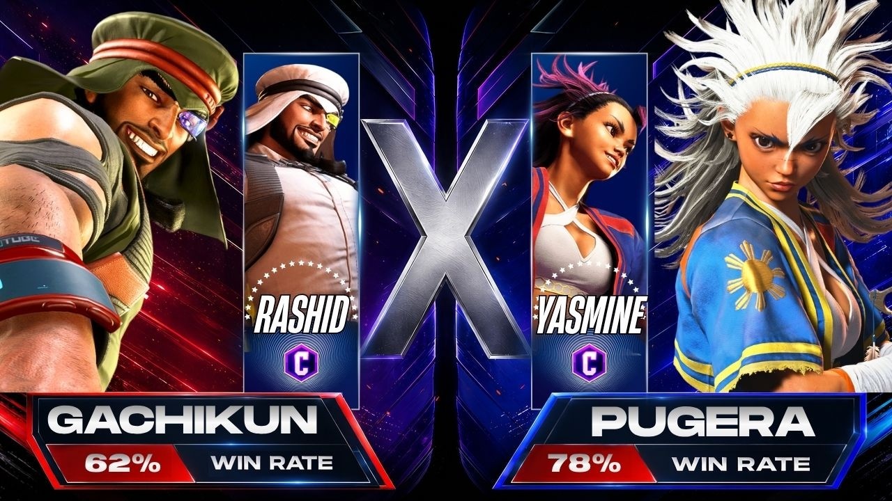 SF6 ▰ GACHIKUN (Rashid) vs PUGERA (Yasmine) FULL GAMEPLAY ▰ Street Fighter 6
