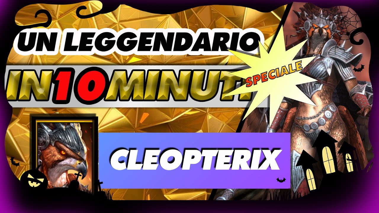 Raid shadow Legend: Un leggendario in 10* minuti Cleopterix (guida)