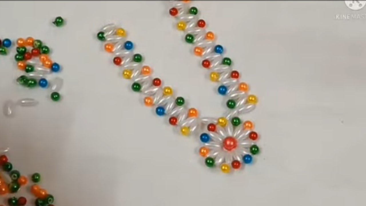 Multi colour Kanth Mala / Gadi Mala / Thakorji Shringar