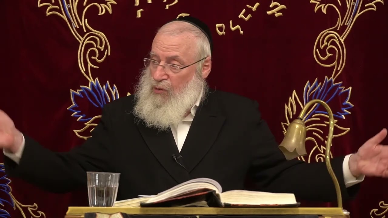 מדת הצער בקיום מצוות | שיעור שבועי מאת הרב אשר וייס שליט