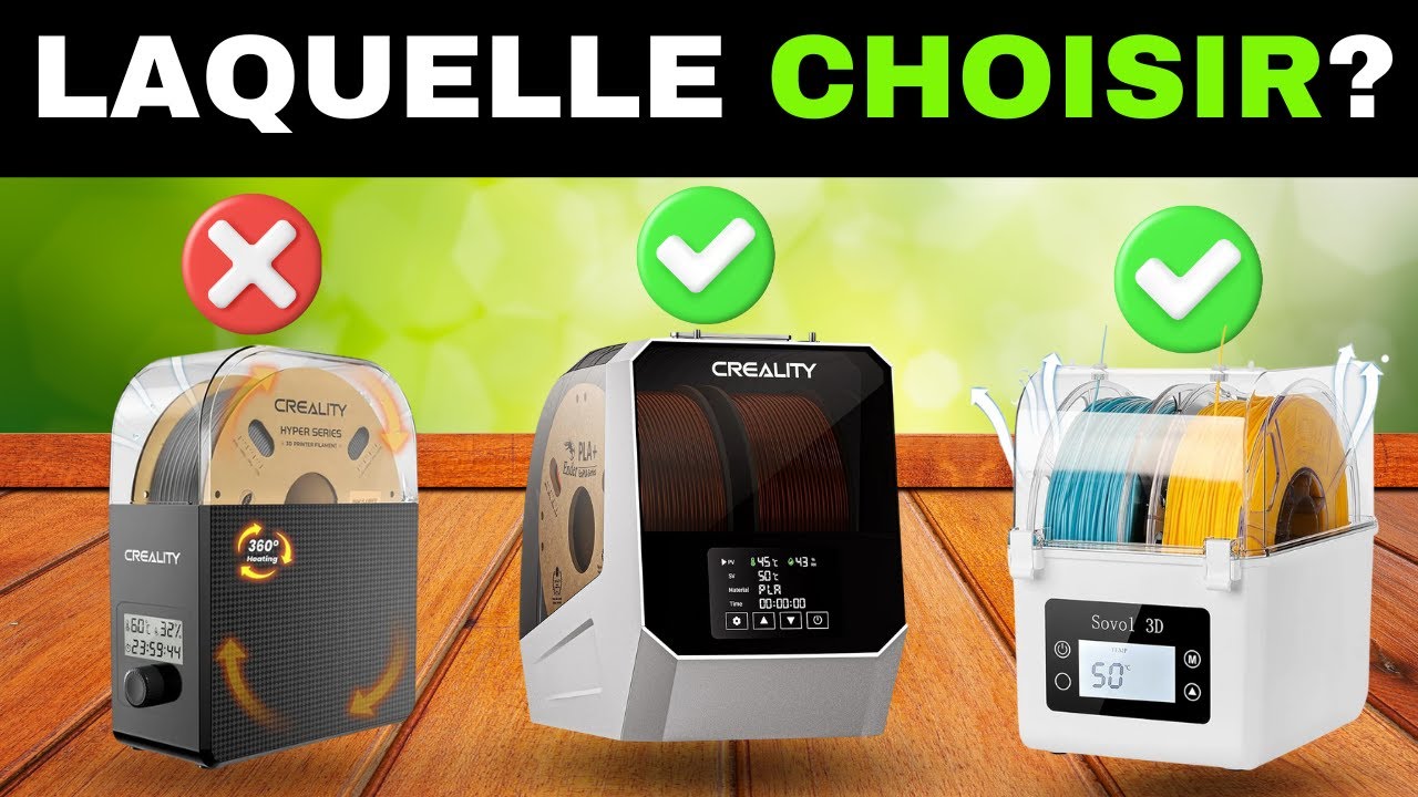 ✅TOP 7 Meilleures Boîtes de Séchage Filament 3D [2026]🔥PLA PETG Nylon, Double Bobine & Sans Humidité