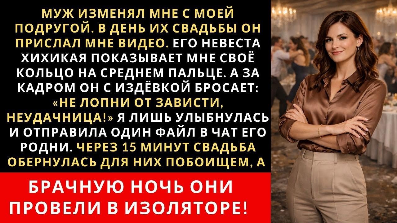 Муж изменял мне с моей подругой  В день их свадьбы