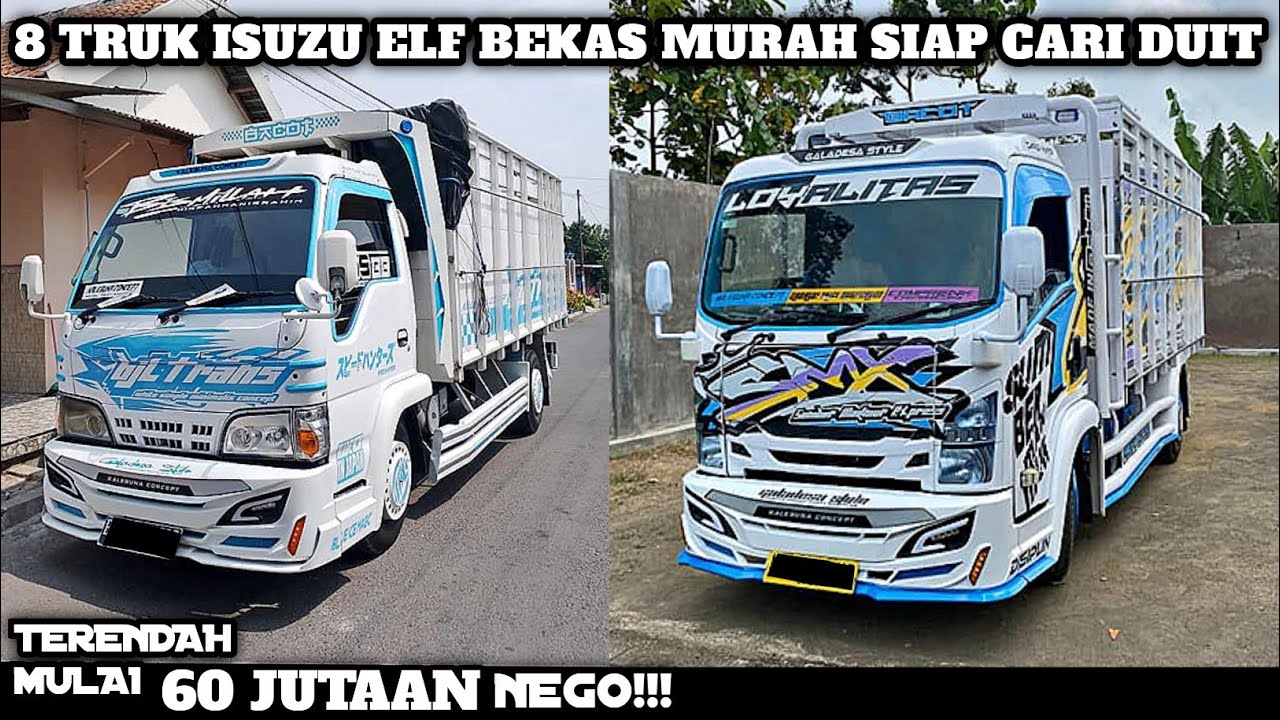 HARGA TRUK ISUZU ELF BEKAS MURAH || MULAI 60 JUTAAN || UPDATE TERBARU 2024 || JUAL BELI TRUK