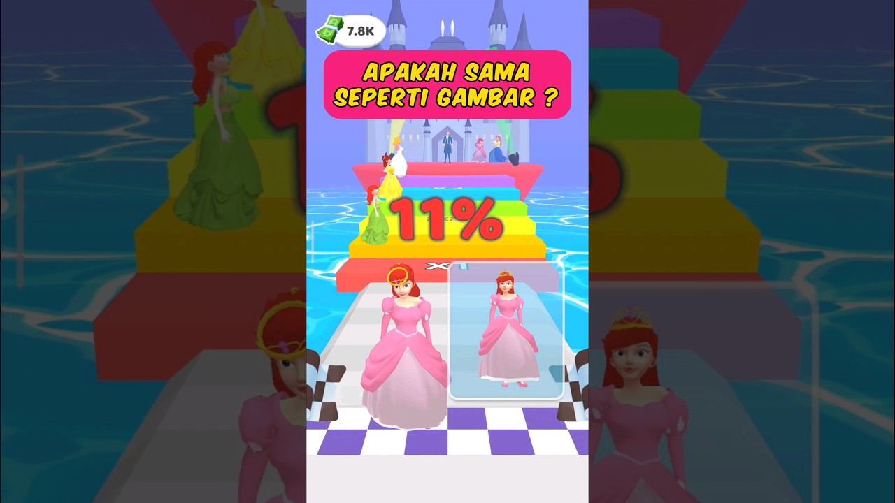 Menjadi putri cantik seperti di gambar - Princess Run #princessrun #princess #putri
