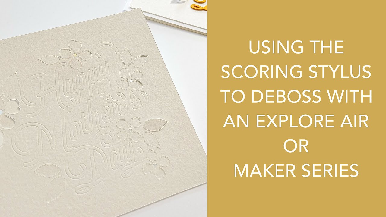 HOW TO GET DEEPER SCORE LINES WITH THE CRICUT SCORING STYLUS