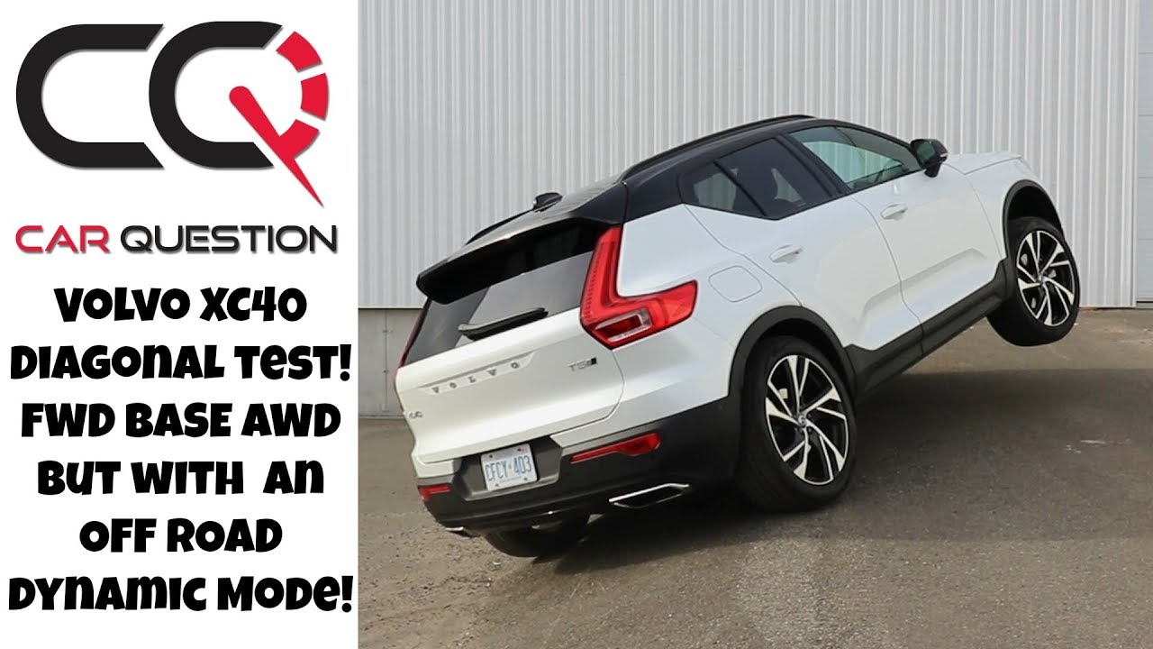 Volvo XC40 R-Design AWD Diagonal test | Off Road Dynamic mode