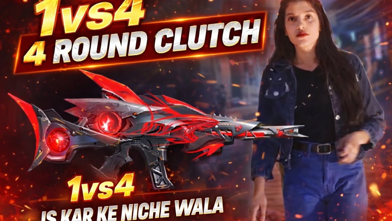 1 vs 4 clutch and CS rank hemoglobin#viralreels #freefire 