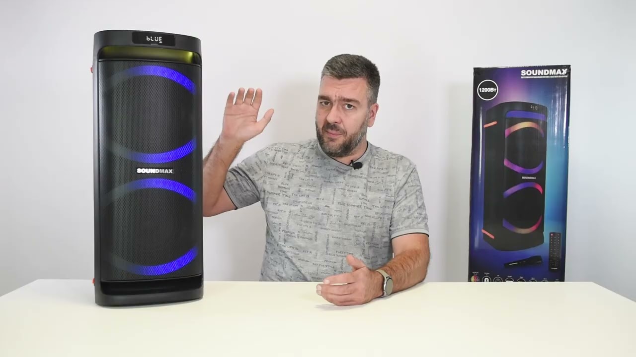 Обзор портативной музыкальной системы SM-MS4206 от бренда Soundmax 🔊❗