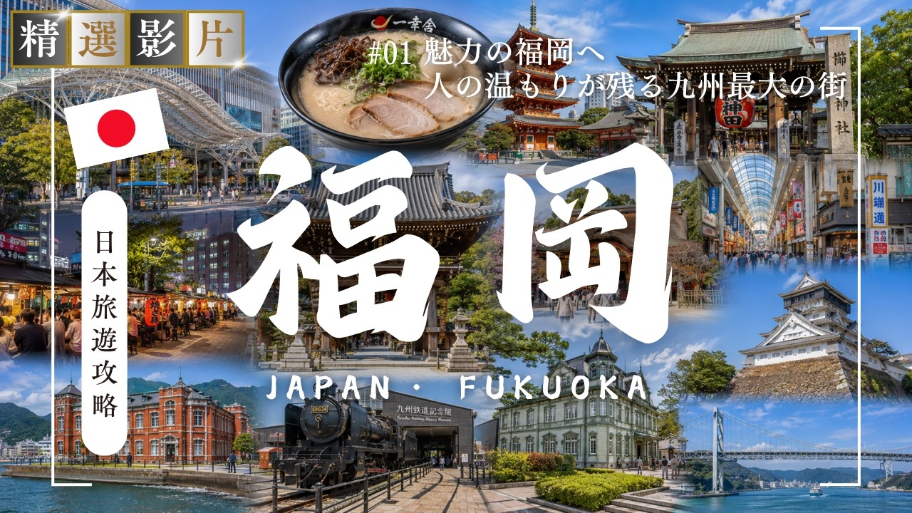 🇯🇵【精選合集】福岡&北九州旅遊全攻略 美食 景點 購物一網打盡 帶你走訪32個精選景點！｜走讀日本 福岡&北九州