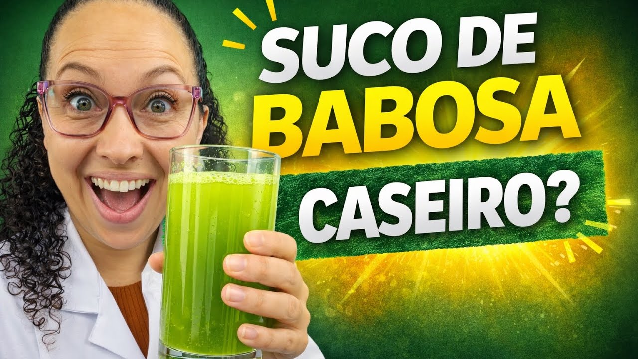 Faça em Casa Seu PRÓPRIO SUCO DE BABOSA (Ideal Após os 40, 50 e 60+)