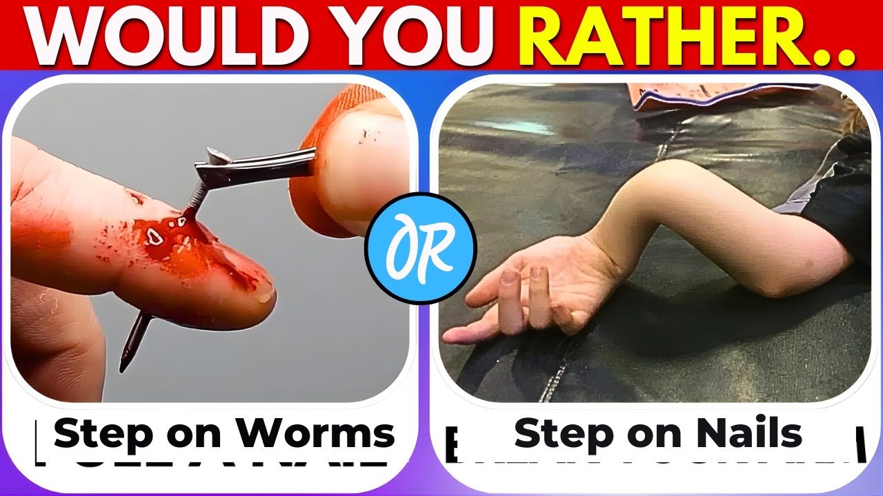 ould You Rather - EXTREME Edition | 50 Hardest Choices Ever! 😱