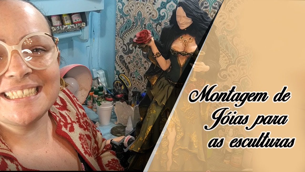 Montagem de joias para esculturas