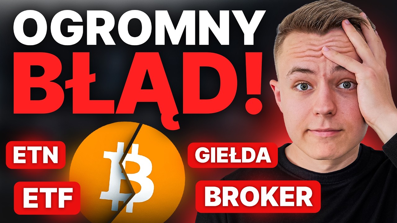 Obejrzyj ten film zanim kupisz Bitcoina! ETF vs Giełda vs Portfel.