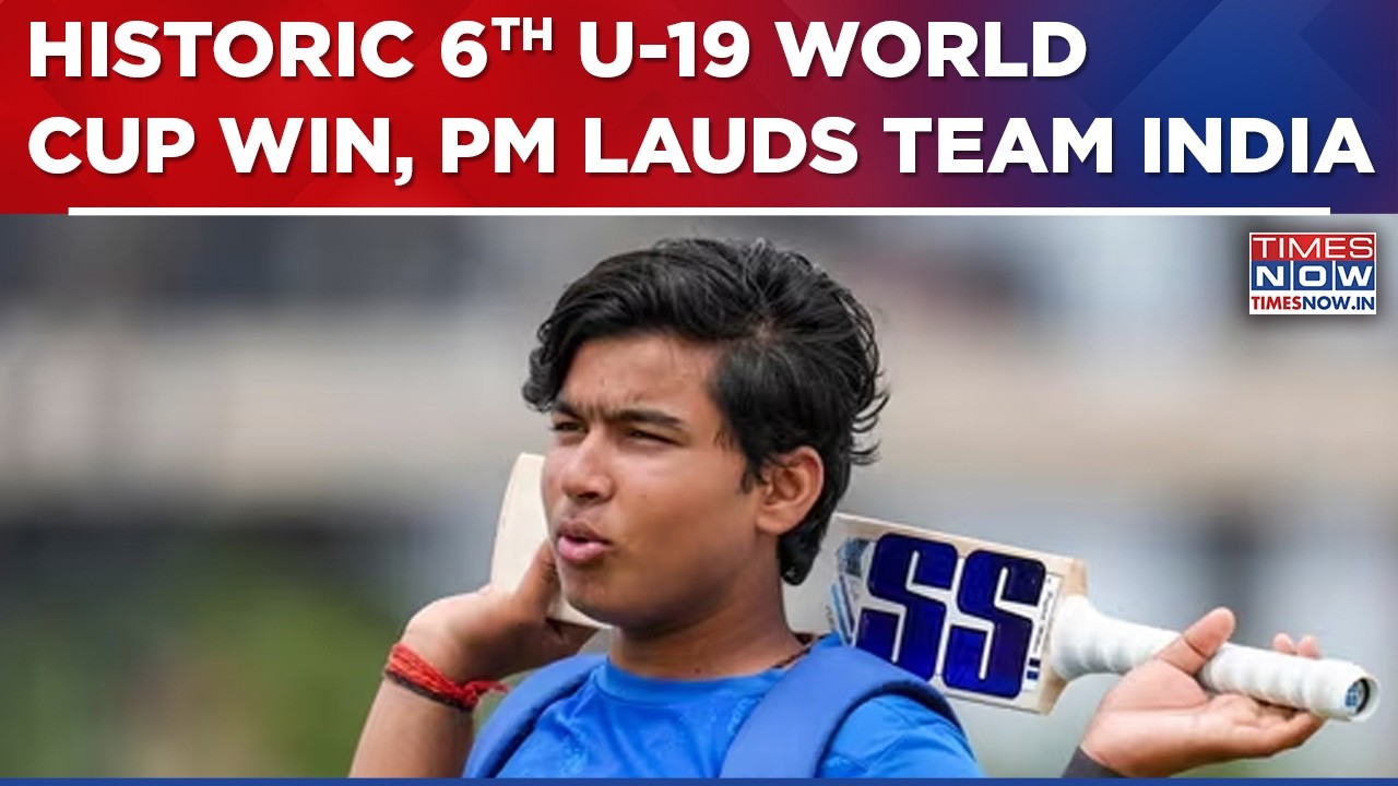 Breaking: India Clinches 6th U-19 World Cup Title, England Decimated | PM Modi Congratulates Team