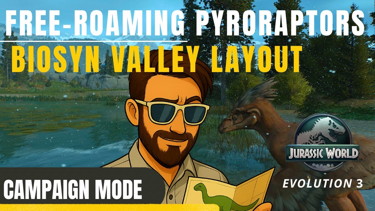 Exploring My Biosyn Valley Layout — Free‑Roaming Pyroraptor & Market Update