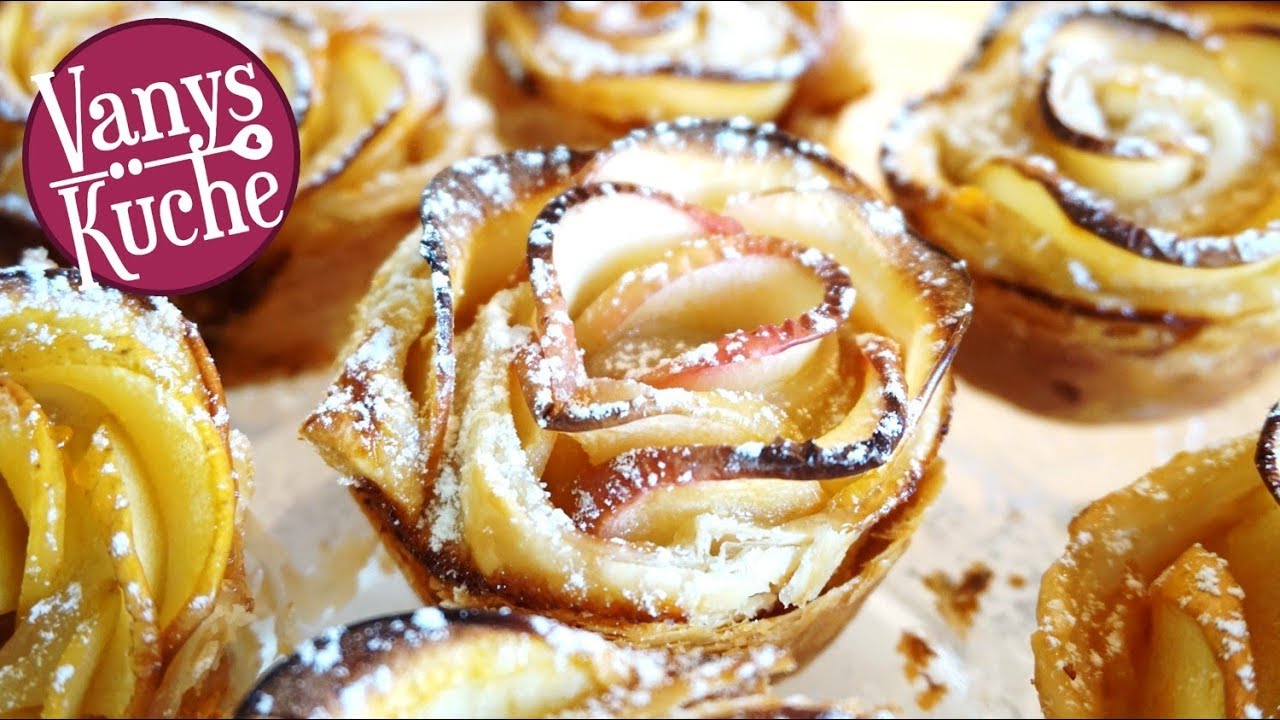 Bl&auml;tterteigrosen (raffiniert und lecker)