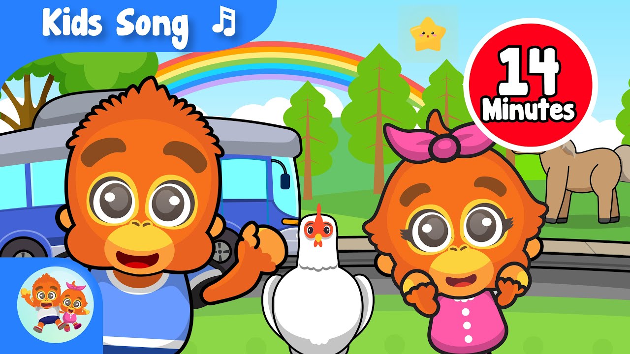 Lagu Anak Bahasa Inggris Terkenal | Kumpulan Lagu 14 Menit | Coco dan Nana