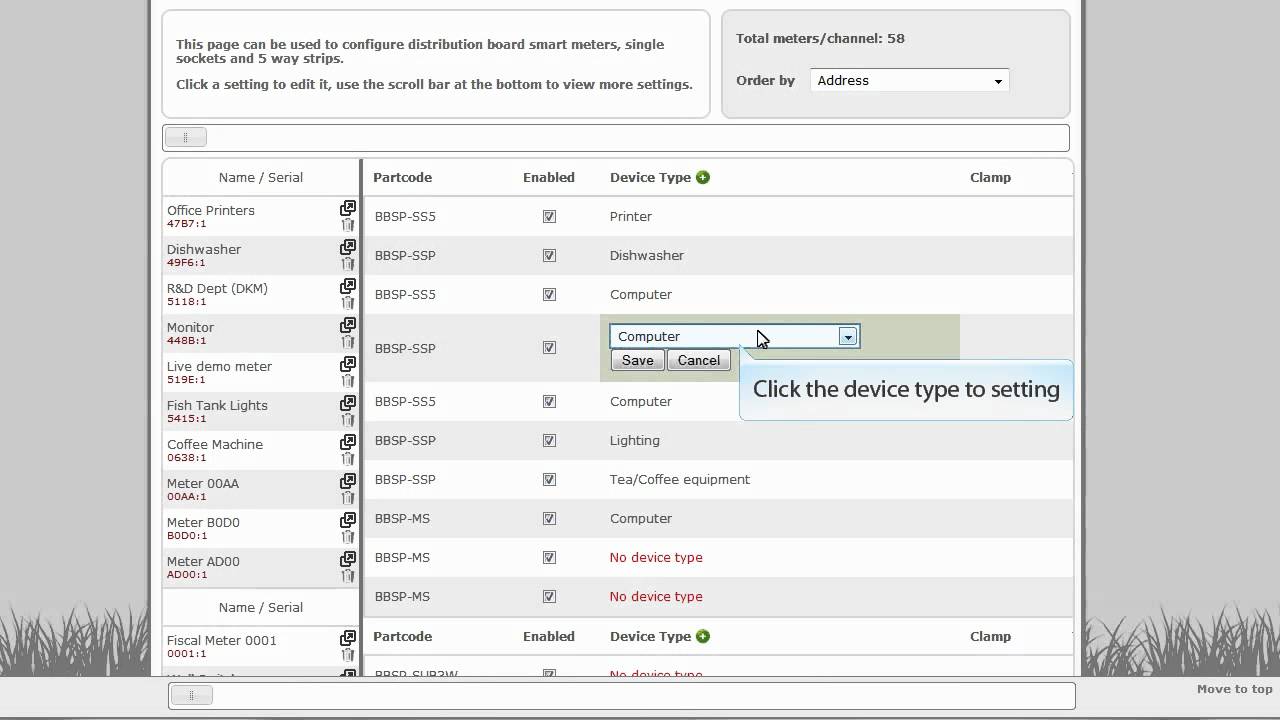 Advanced configuration example