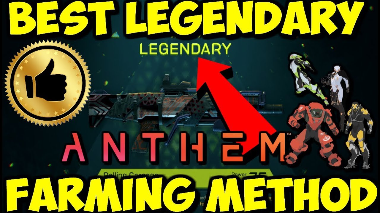ANTHEM | LEGENDARY & MASTERWORK FARM | THE BEST METHOD