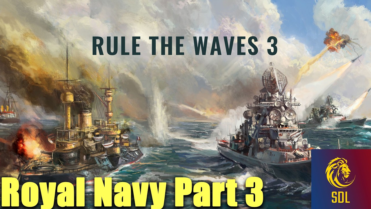 2 Front WAR! New Patch Royal Navy Prestige Options Only Run! Part 3