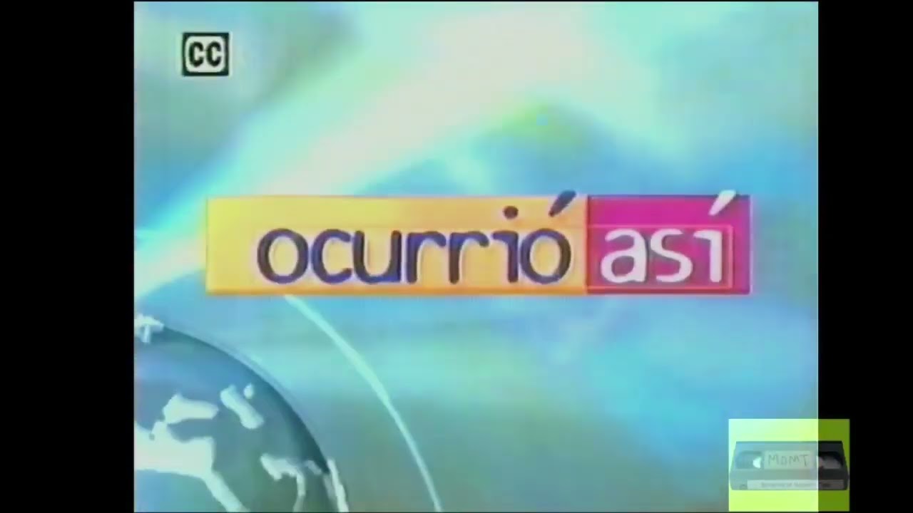 @Telemundo - Ocurri&oacute; As&iacute; - Entrada (1999-2002)