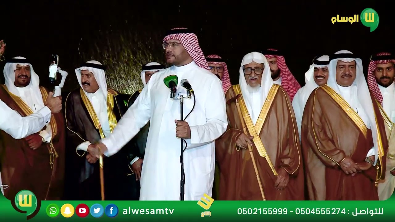 ضيافة رجل الأعمال / مفرح بن سعيد بن منيع العسيري وأبنائه للشيخ احمد بن معيض الدهيسي وابنه فيصل