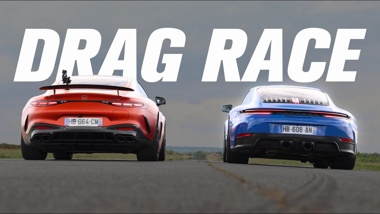 Drag race : Porsche 992 2 GTS VS AMG GT 63 S E Performance
