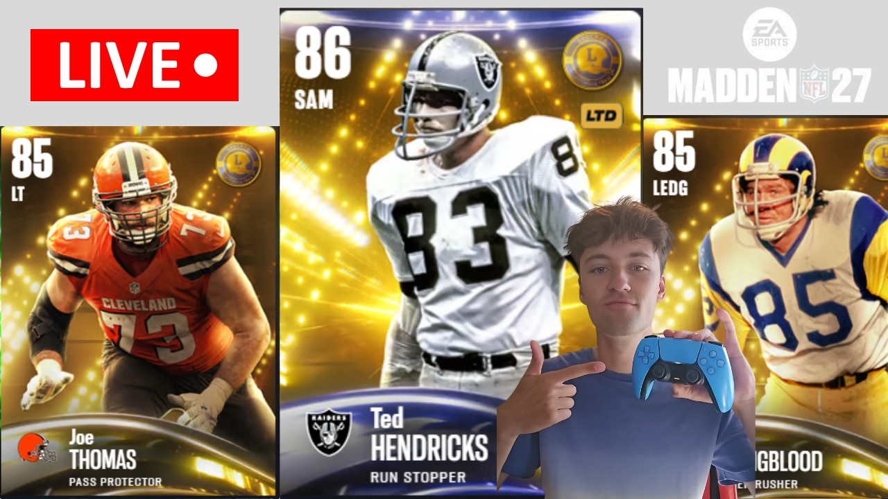 MUT 27 LEGENDS LIVE! MARKET NMS UPDATES + GAUNTLET GRIND vs SWEATS (3-1)! TEAM UPDATES!