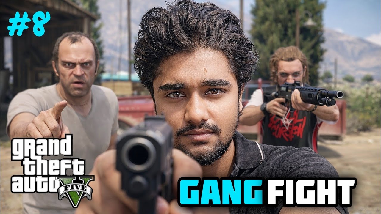 FIGHT WITH BIKE GANGERS 😯 | GTA 5 GAMEPLAY (PART 8)