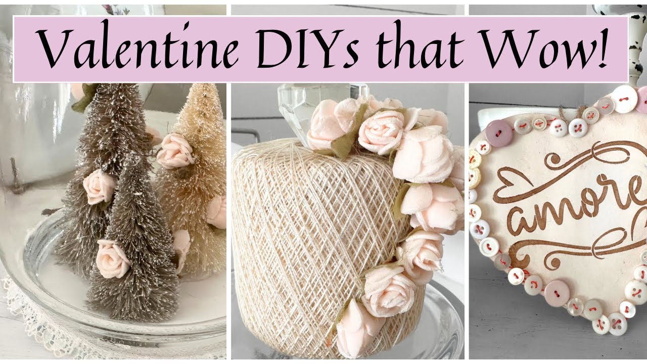 DIY VALENTINE DECOR That Will Wow 😍