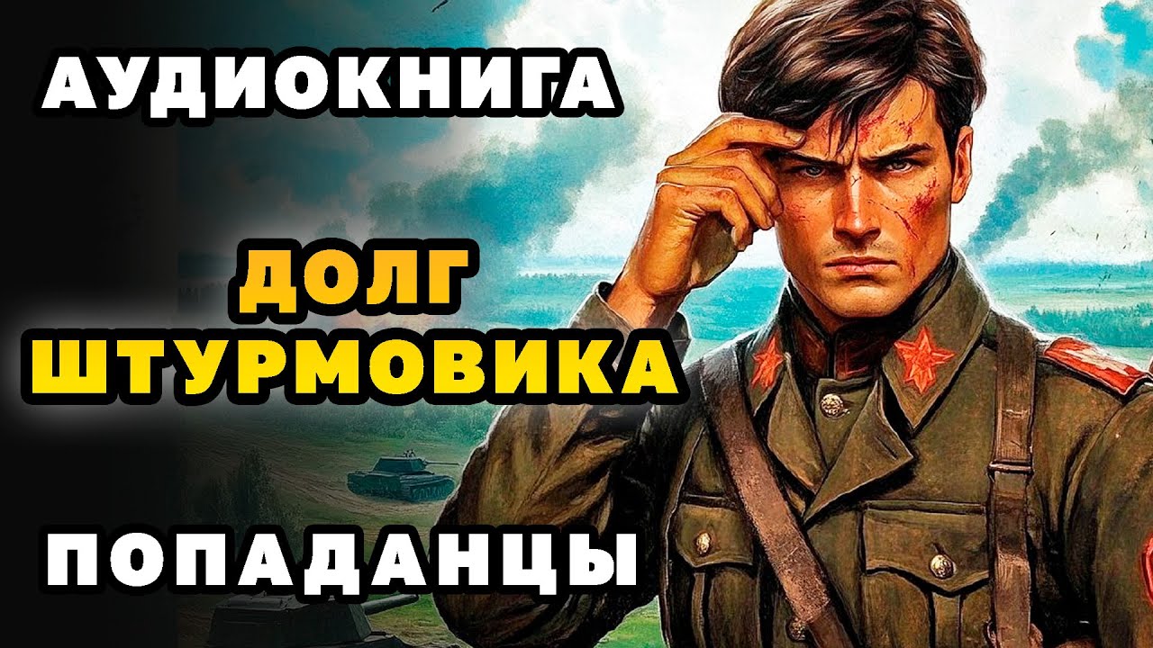 АУДИОКНИГА ПОПАДАНЦЫ ✪ ДОЛГ ШТУРМОВИКА ✪ ПОЛНОСТЬЮ
