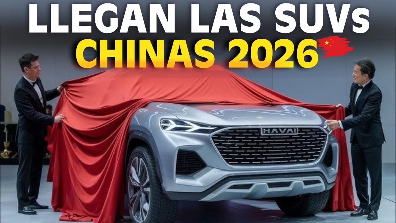 Las 7 SUVs Chinas que Llegan en 2026 y Cambiarán el Mercado Latino
