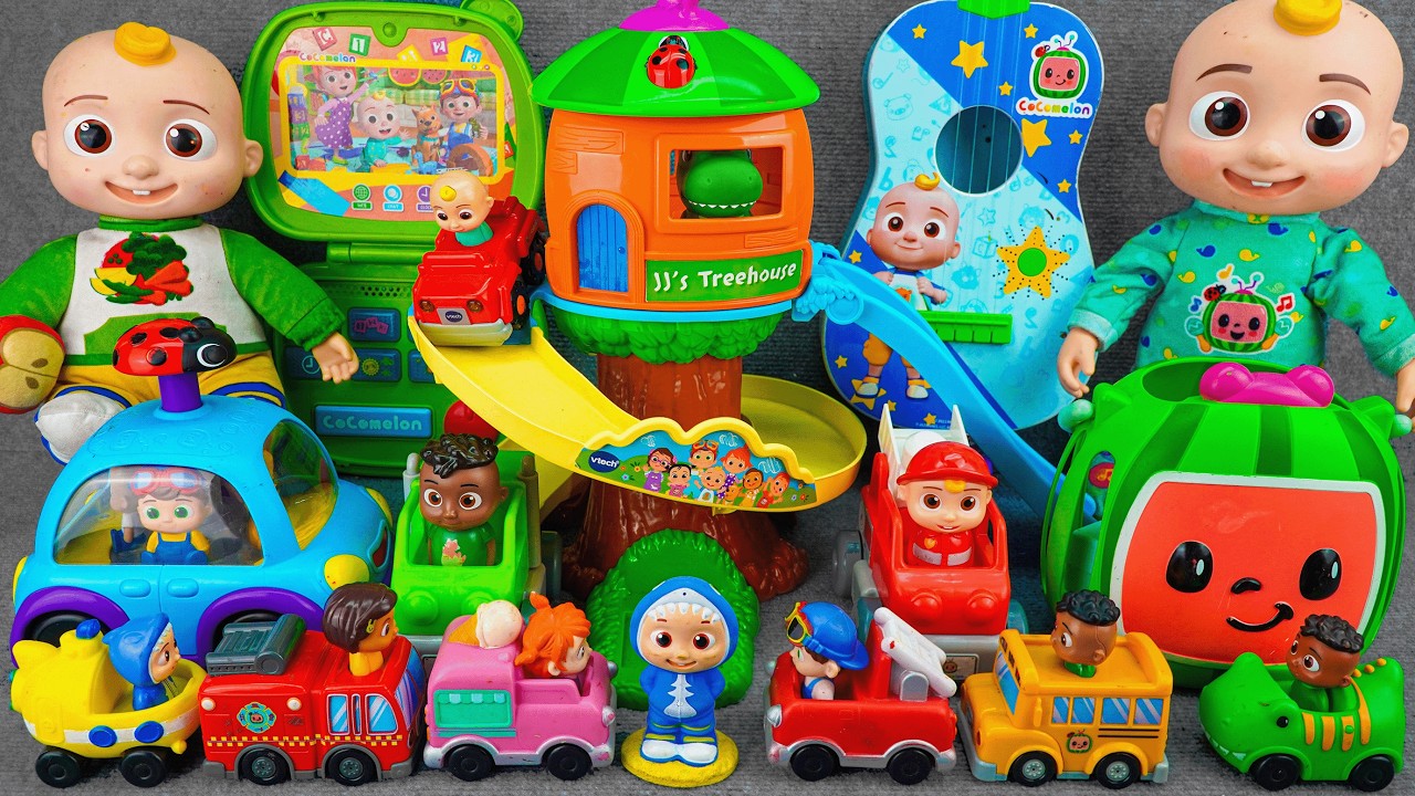 95 Minutes COCOMELON Collection Unboxing - Satisfying Unboxing COCOMELON JJ's Treehouse | ASMR