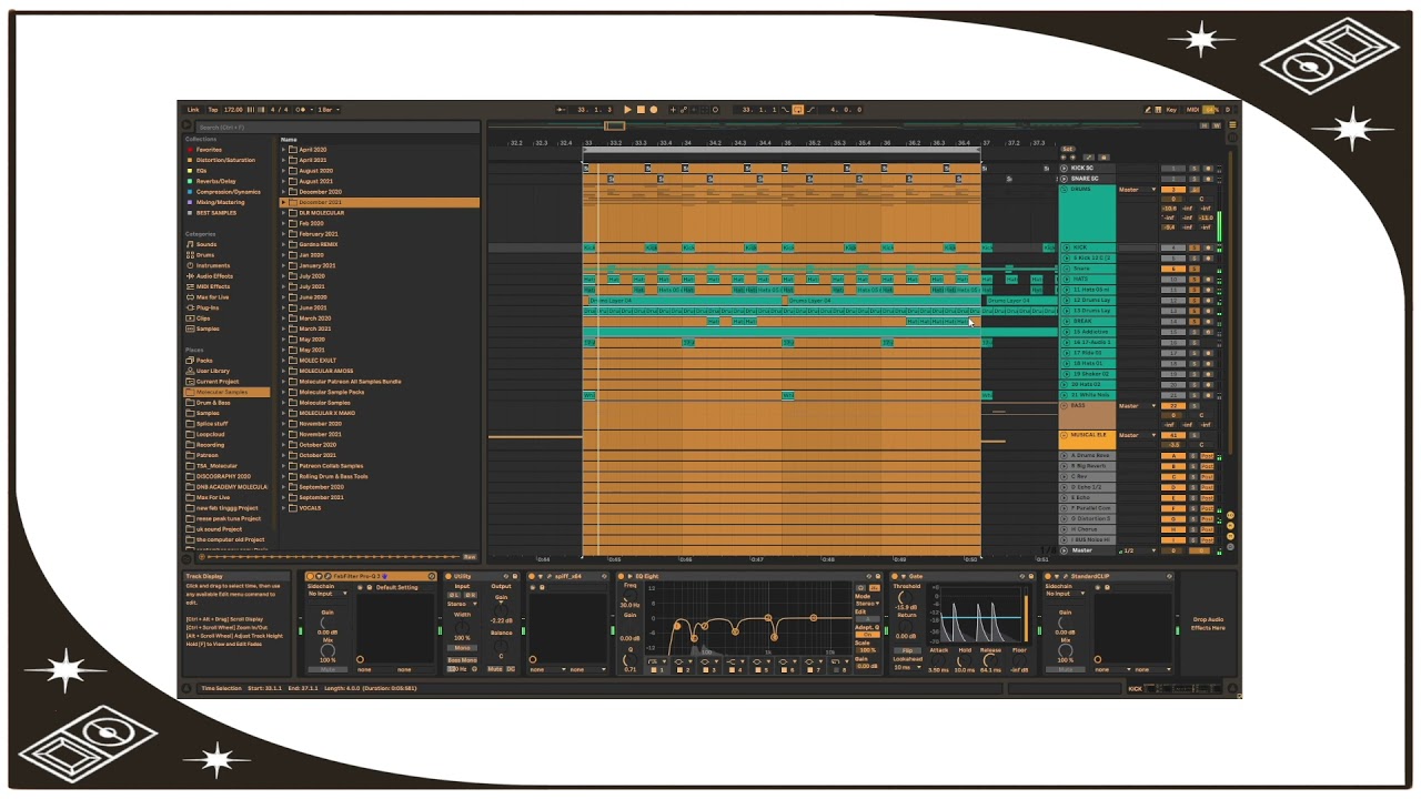 Ableton Drum & Bass Tutorial / Drum Production / Molecular- Check It