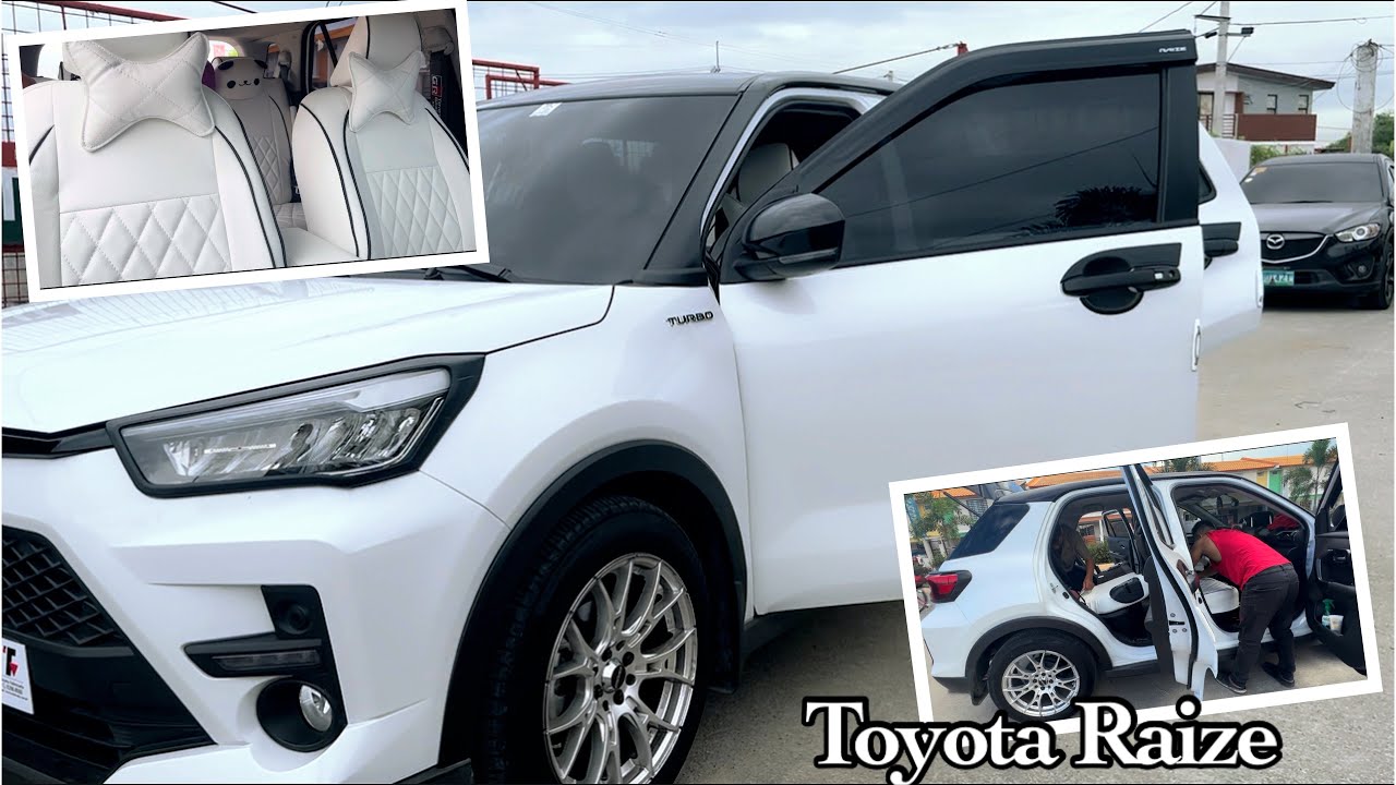 Toyota Raize 2022 1.0 turbo | Cheap Seat Cover | White Pearl