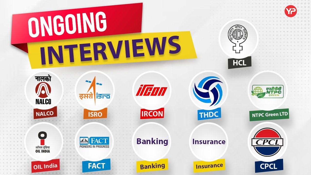 Ongoing interviews June to August 2024 of Various Organizations | Prepare with YourPedia
