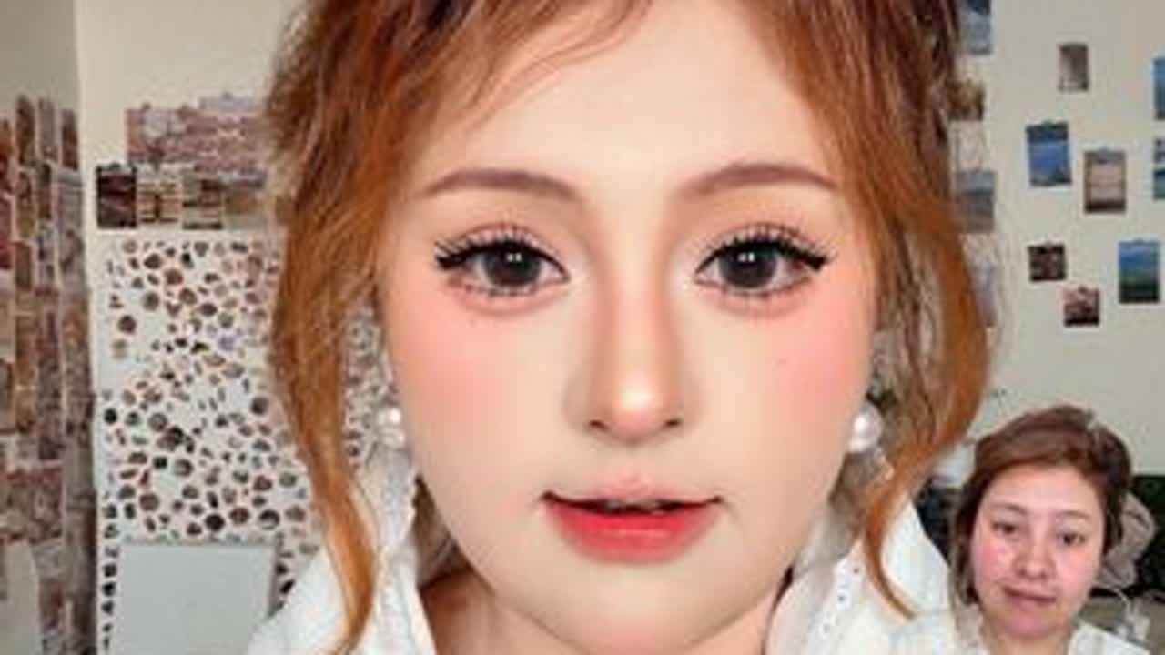 #萌妹妆 #甜妹 #新手化妆教程 #方圆脸妆容 #简单干净